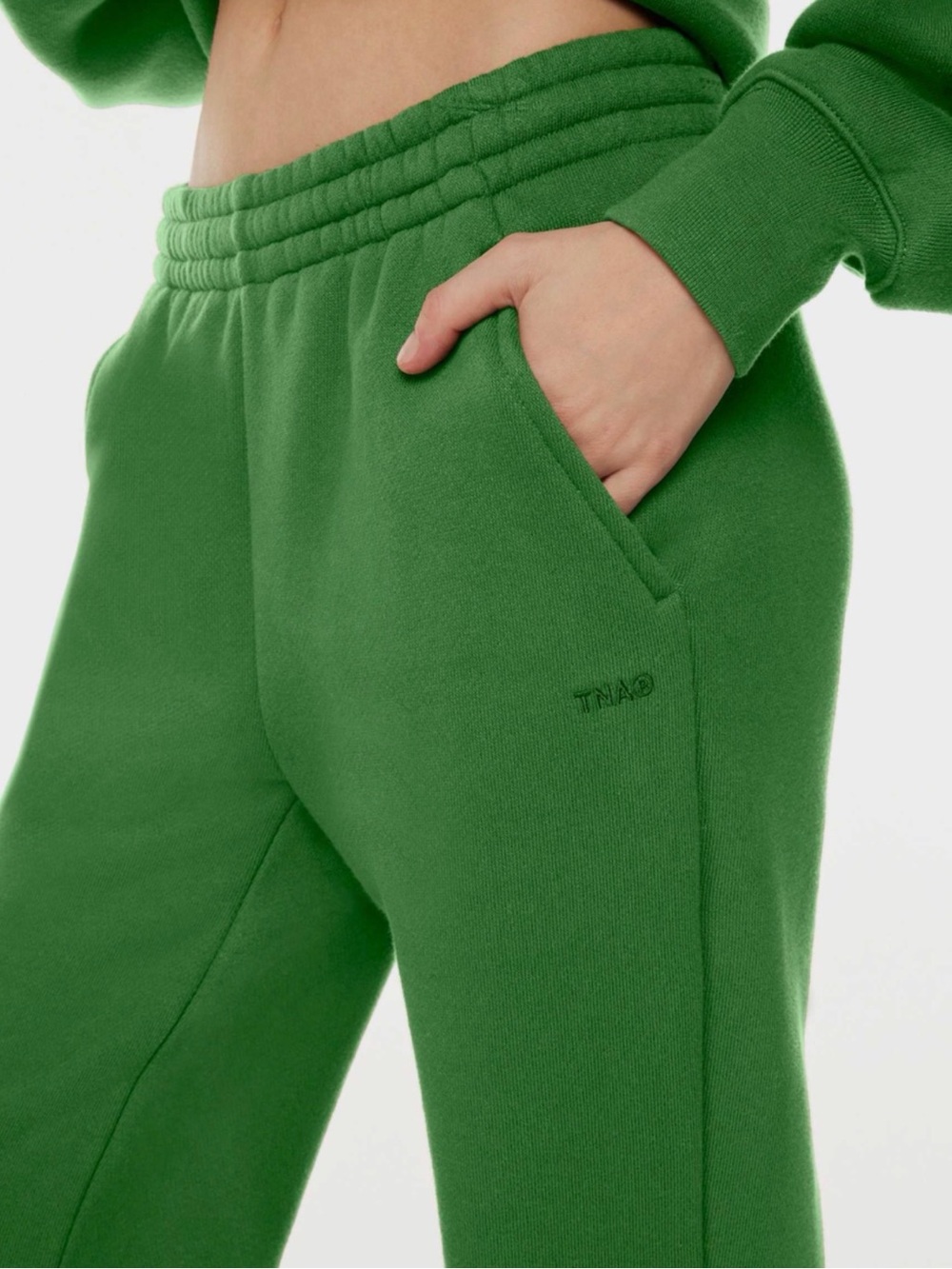 TNA Kelly Green Boyfriend cut Joggers
